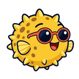 Beach pufferfish, July